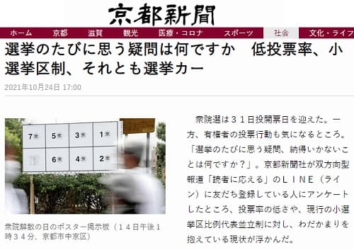 2021年10月24日 京都新聞へのリンク画像です。