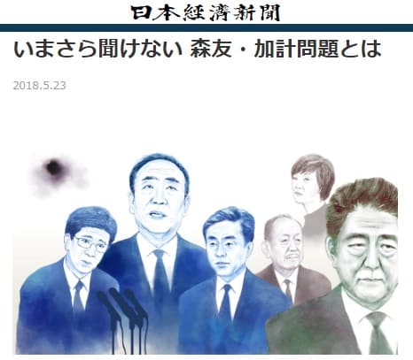 2018年5月23日 日本経済新聞へのリンク画像です。